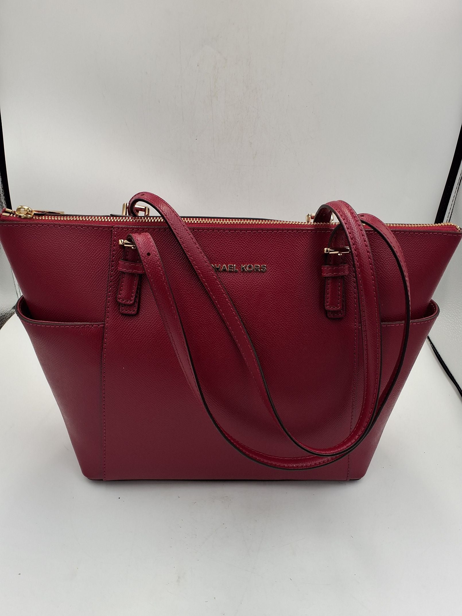 Tote taske i farven Berry